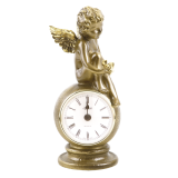 Часы настольные / каминные Ангел с птичкой
